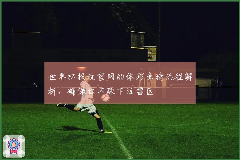 世界杯投注官网的体彩竞猜流程解析，确保你不踩下注雷区