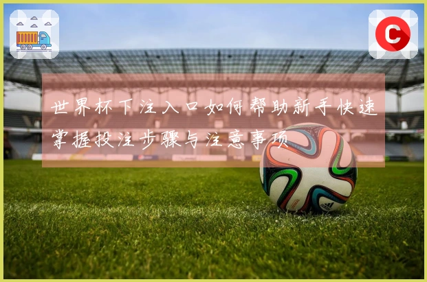 世界杯下注入口如何帮助新手快速掌握投注步骤与注意事项